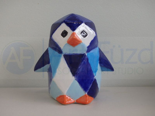 Penguin Facet-ini Figurine ~ 4.5 x 3.5 x 4.75