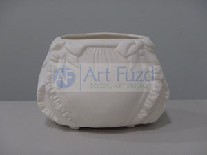 Baby Girl Diaper Planter or Container ~ 5.25 x 4 x 3.75