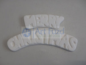Large Flat Word Banner Set - Merry Christmas ~ 2.75 x 1 and 4.75 x 1.5