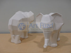 Faceted Elephant Figurine ~ 10.25 x 6.25 x 7.5