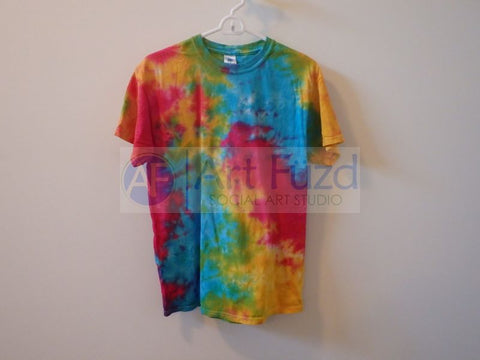 Short Sleeve Tie Dye T-Shirt - Multi Rainbow