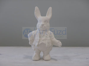 Standing Boy Bunny in Suit with One Hand on Hip