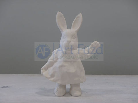 Standing Girl Bunny in Dress with One Hand Up