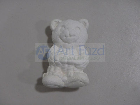 Small Non-Standing Rope Basket Teddy Bear