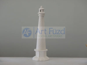 Very Tall Lighthouse with Base (3.75 in. tall) ~ 5.75 x 5.75 x 18.5 high
