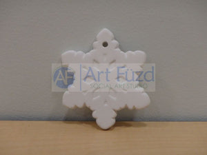 Flat Snowflake Holiday Ornament ~ 3.5 in. wide
