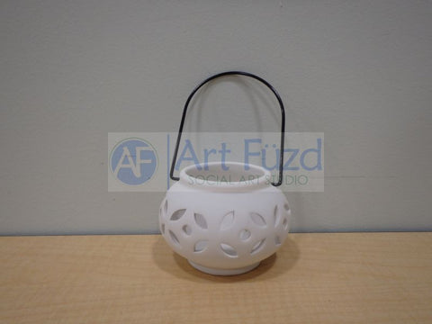 Hanging Oval Lantern, includes Wire Handle ~ 4 x 2.75