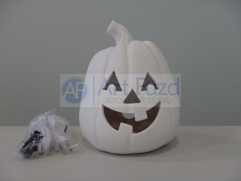 Large Light Up Pumpkin Lantern, includes Light Kit ~ 6.25 x 8