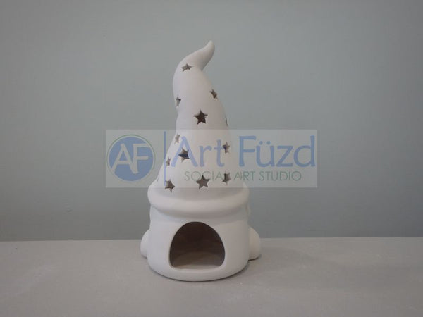 Tall Hatted Gnome Lantern ~ 5 x 8.75