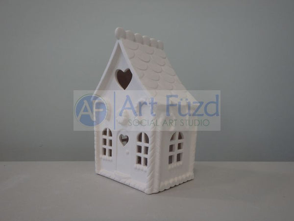 Light-Up Gingerbread House, includes Light Kit ~ 6 x 4.25 x 8.75