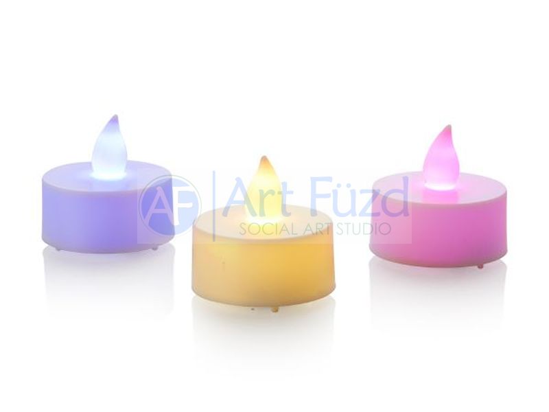 Add-On Tea Light for Lantern - Changes Color - Battery Operated