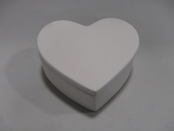 Large Heart Box with Lid ~ 4.75 x 2.25