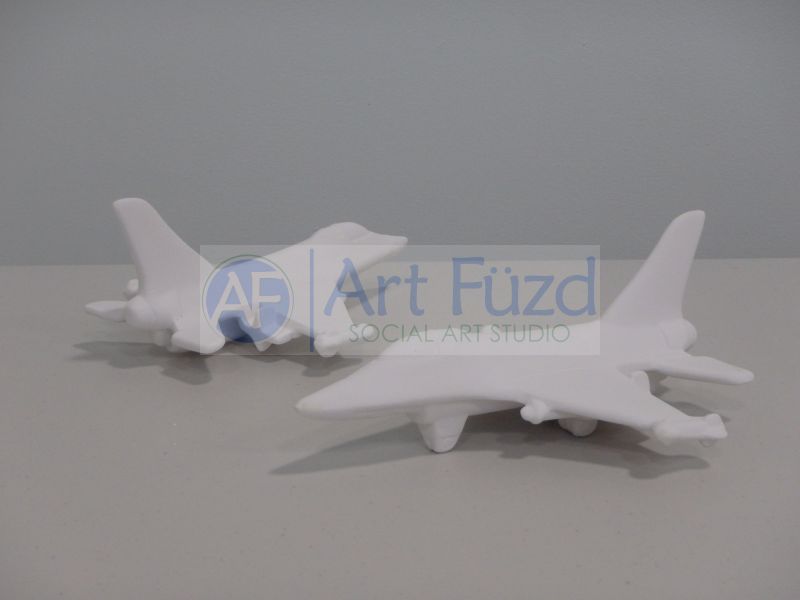 Fighter Jet Figurine ~ 8.25 x 6.25 x 3.25