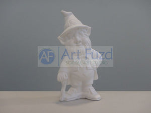 Medium Standing Liam Irish Leprechaun Gnome with His Lucky Stick Figurine ~ 4.75 x 3 x 8.75