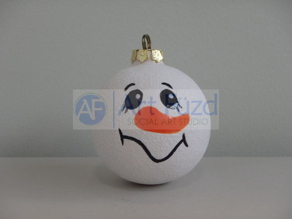 Snowman Small Round Holiday Ornament (6 Designs) ~ 2 x 2