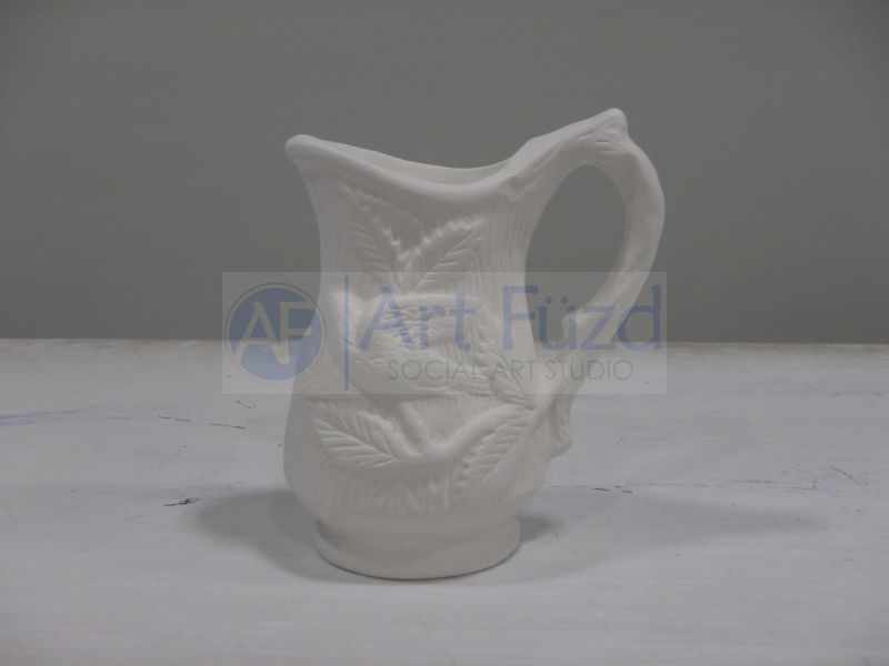 Creamer Pitcher with Birds and Leaves Motif