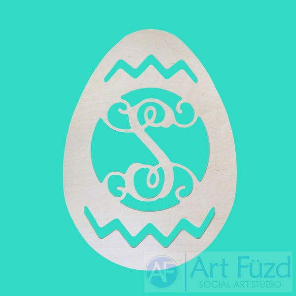 Personalized Easter Egg Monogram ~ 13 x 18