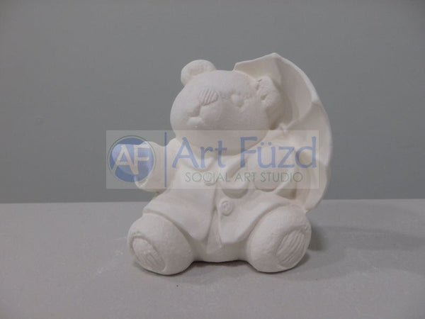 Small Calendar Bear Figurine for month of April ~ 3 x 2 x 3