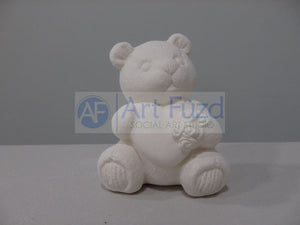 Small Calendar Bear Figurine for month of February ~ 2.5 x 1.75 x 3