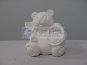 Small Calendar Bear Figurine for month of July ~ 3 x 2 x 2.75