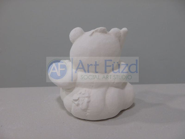 Small Calendar Bear Figurine for month of October ~ 3 x 2.25 x 3