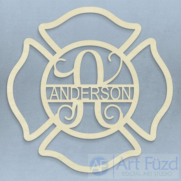 Personalized Maltese Cross Monogram with Name - 31 x 31