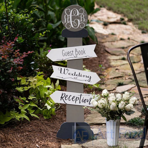Directional Sign Pole ready-to-paint wood project kit - 12 x 42