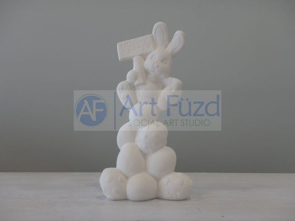 Tall Hoppy Easter Stack Figurine ~ 5.5 x 3.5 x 10
