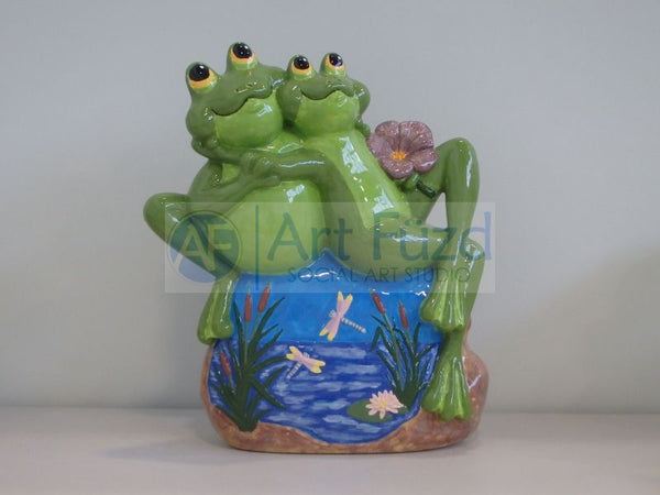 Large Love Frogs Figurine ~ 12.5 x 5.5 x 14.5
