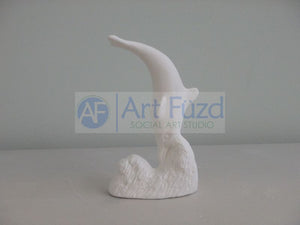 Small Dolphin Diving Down into Ocean Figurine ~ 2.5 x 1.25 x 4